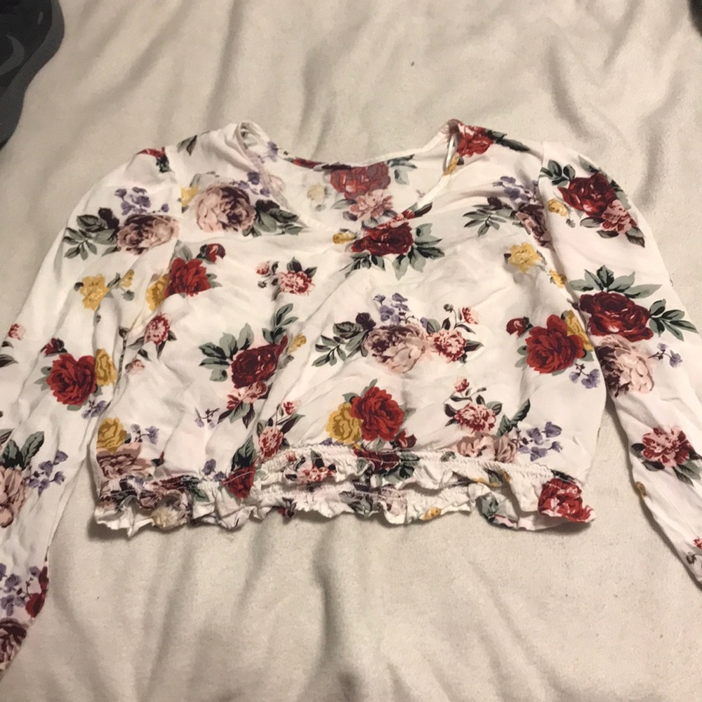 Long sleeve Crop Top